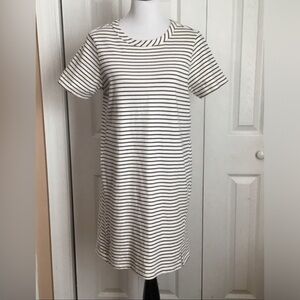 Buffalo David Bitton Sz S Casual Striped T-Shirt Dress